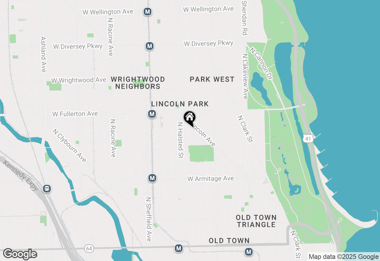 Map of 723 W Belden Avenue #2, Chicago, IL 60614