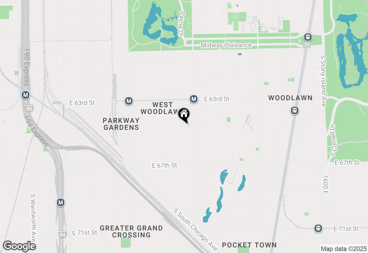 Map of 6440 S Evans Avenue #2, Chicago, IL 60637
