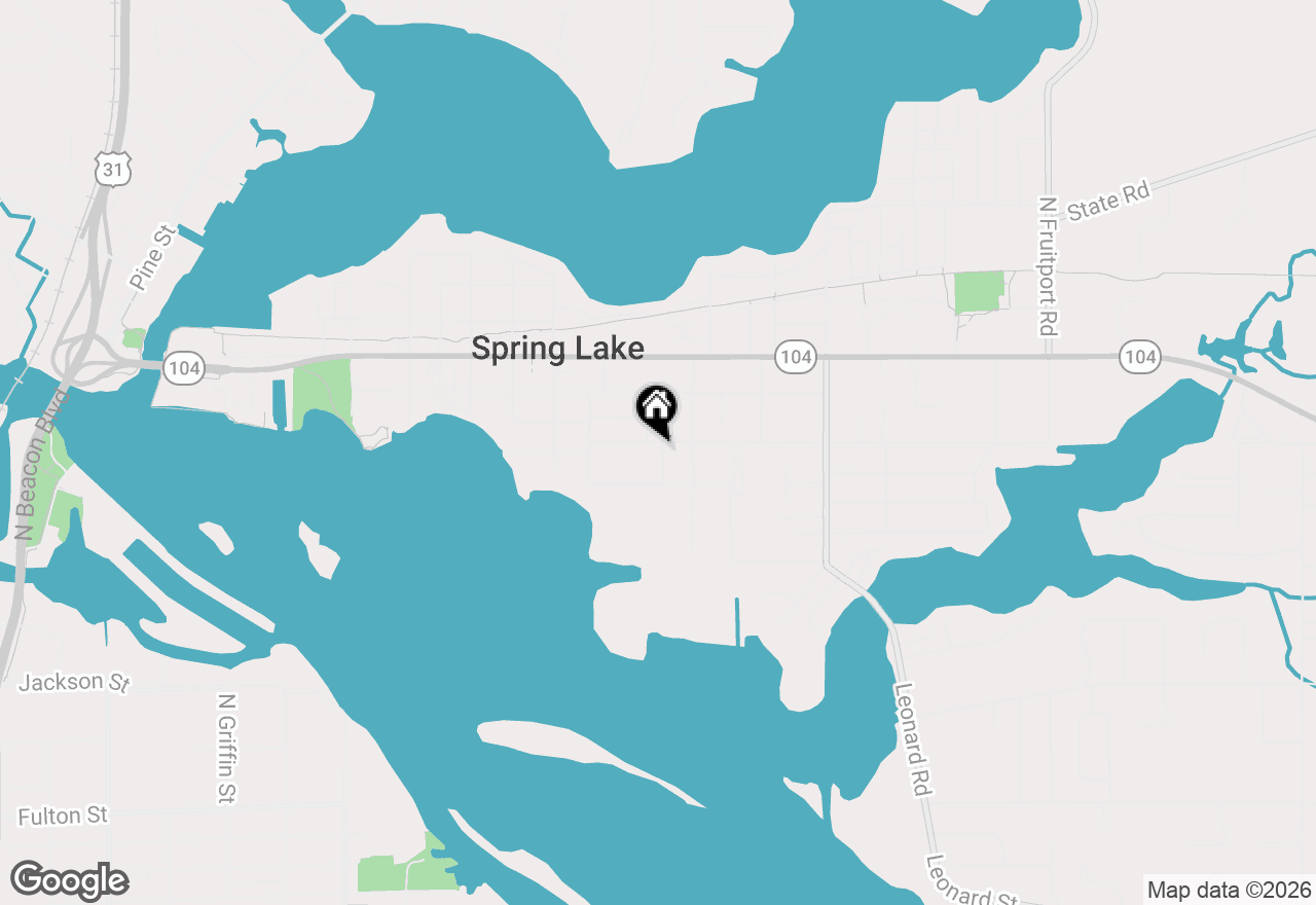 Map of 308 E River Street, Spring Lake, MI 49456