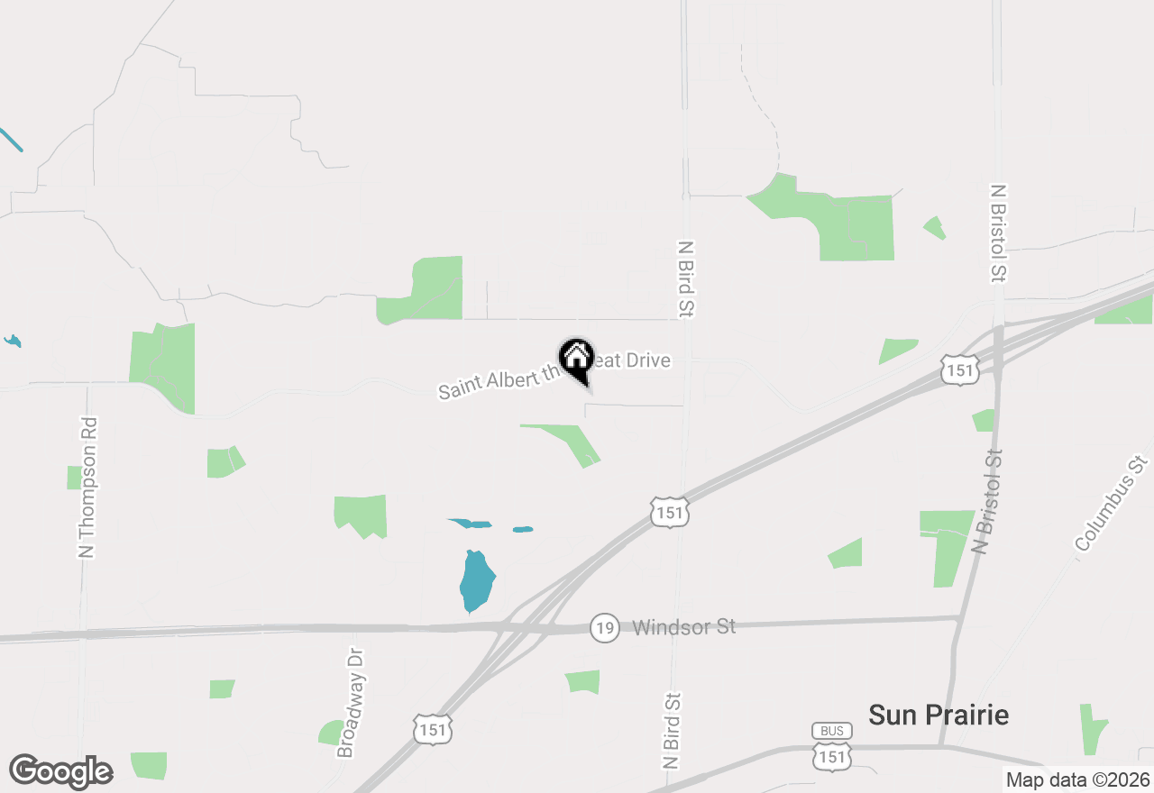 Map of 1066 School Street, Sun Prairie, WI 53590