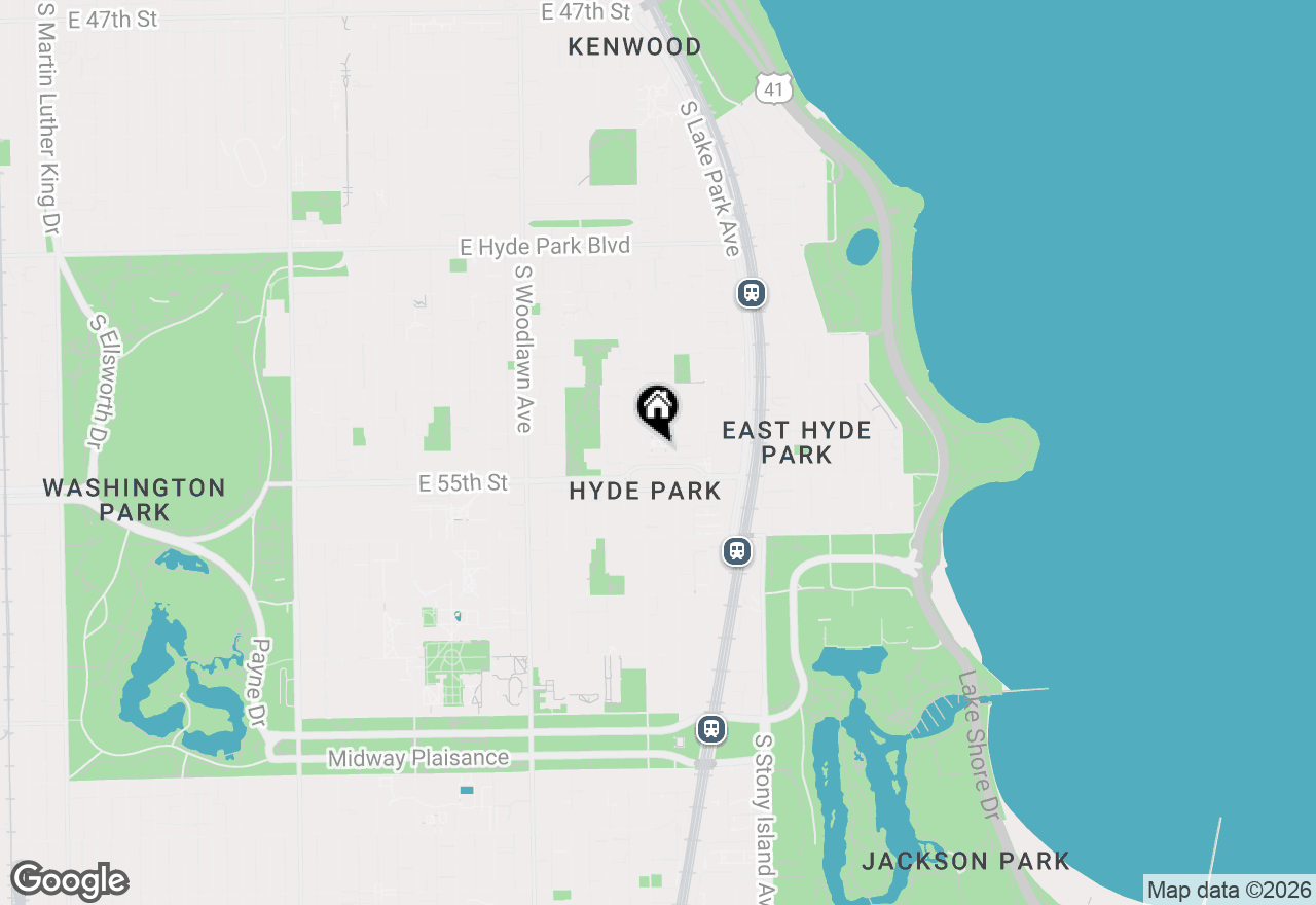 Map of 1412 E Rochdale Place, Chicago, IL 60615