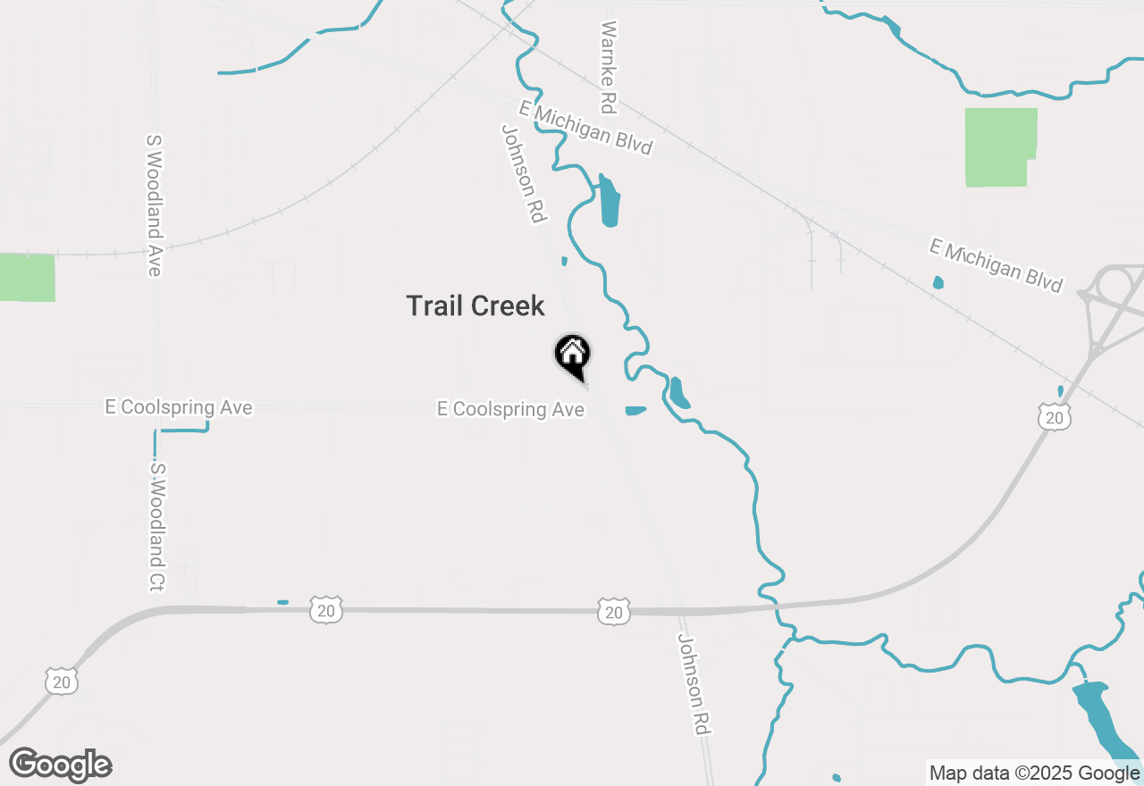 Map of 306 Leo Avenue, Trail Creek, IN 46360