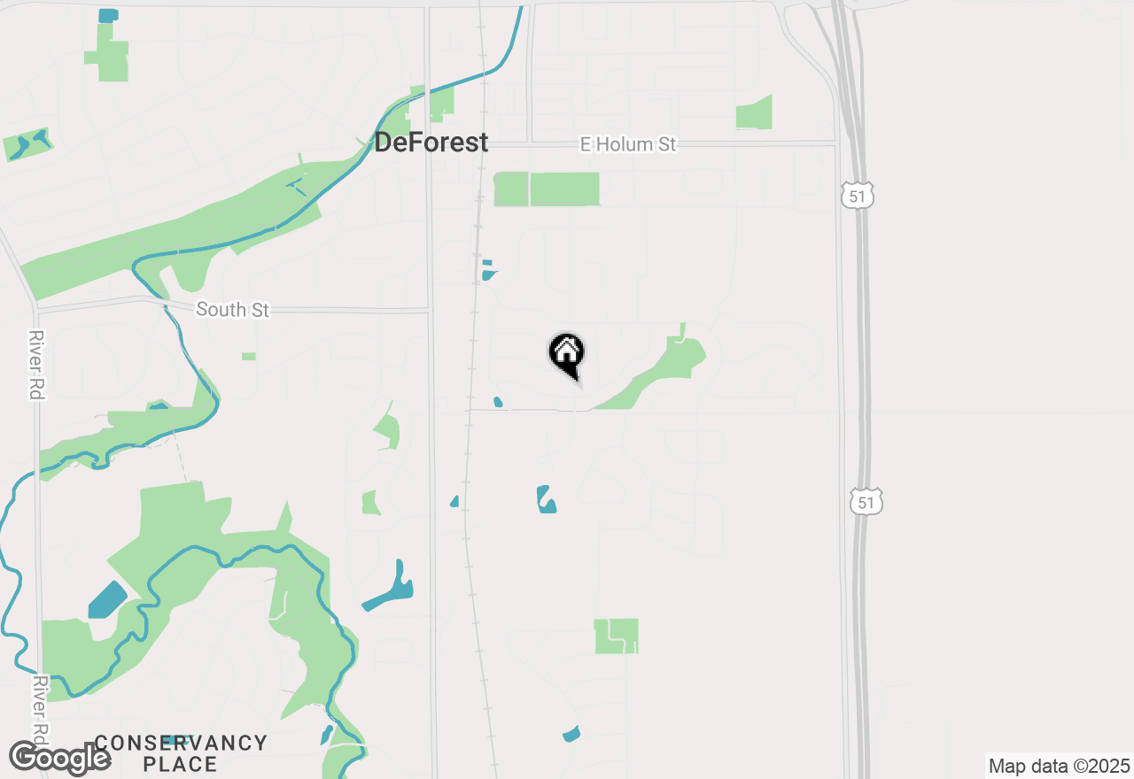Map of 394 Blackberry Lane, Deforest, WI 53532