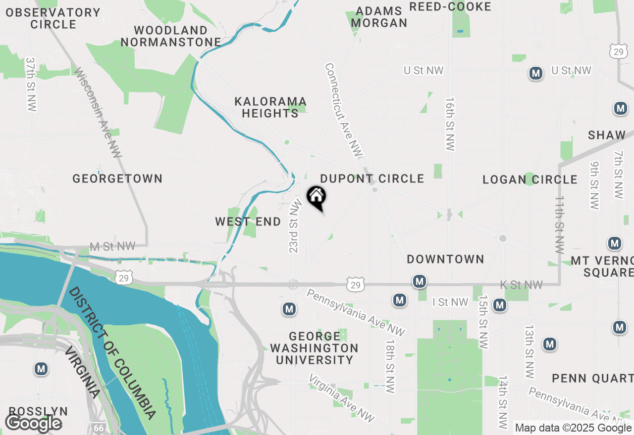 Map of 2130 N Street Nw #407, Washington, DC 20037