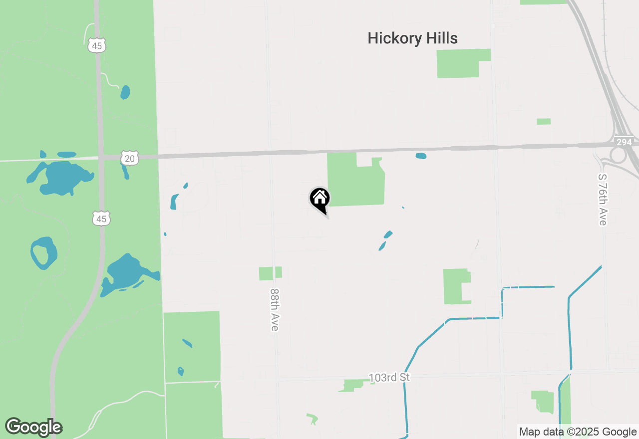 Map of 9724 S Meryton Court, Palos Hills, IL 60465