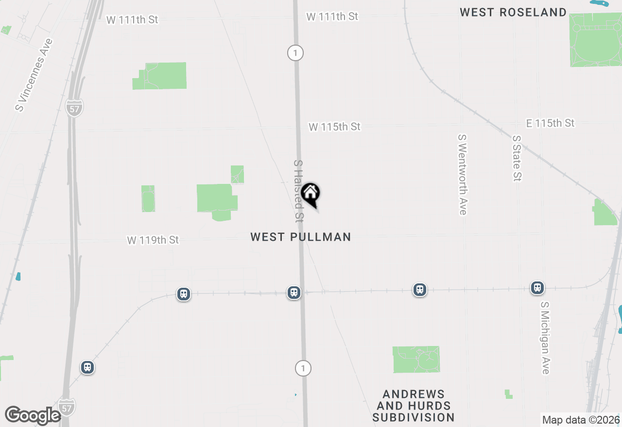 Map of 11808 S Emerald Avenue, Chicago, IL 60628