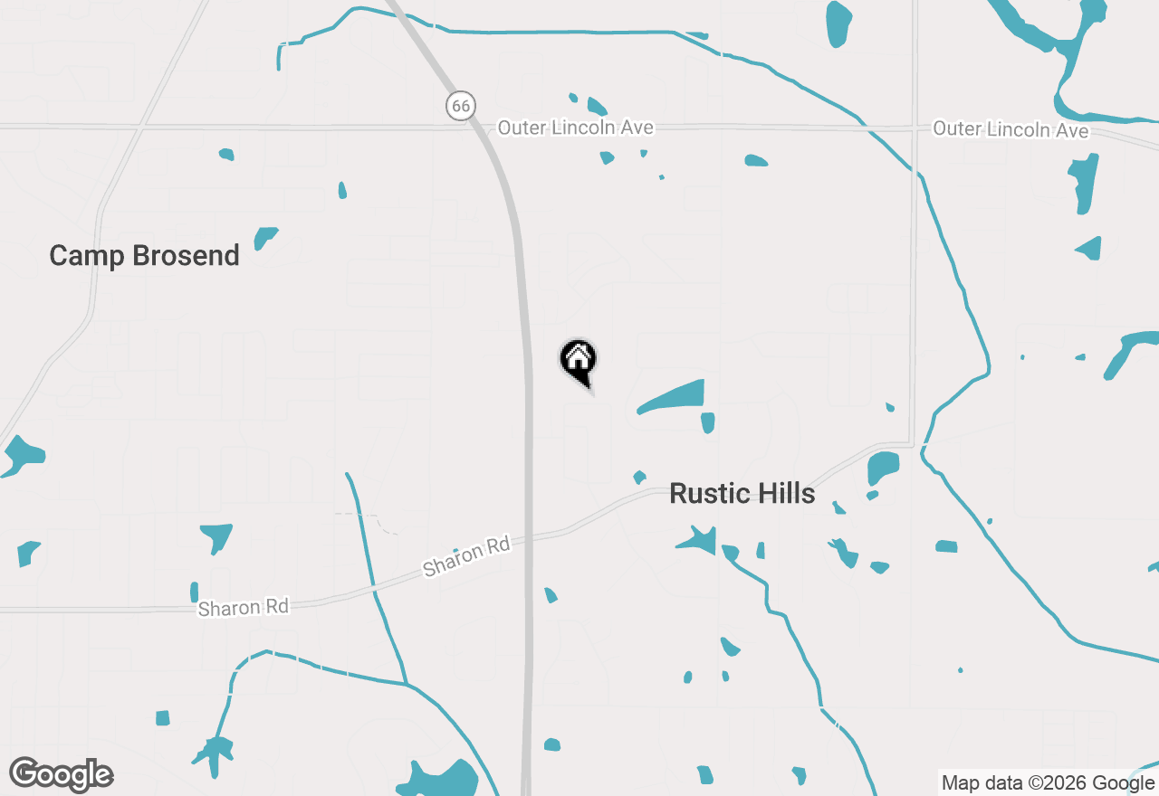 Map of 5122 Woodridge Drive, Newburgh, IN 47630