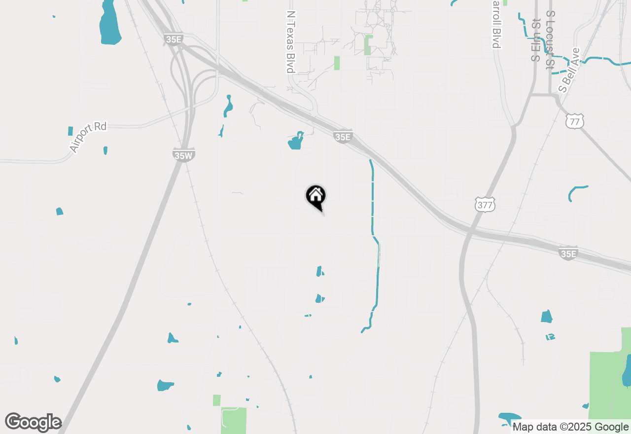 Map of 1805 Westridge Street, Denton, TX 76205