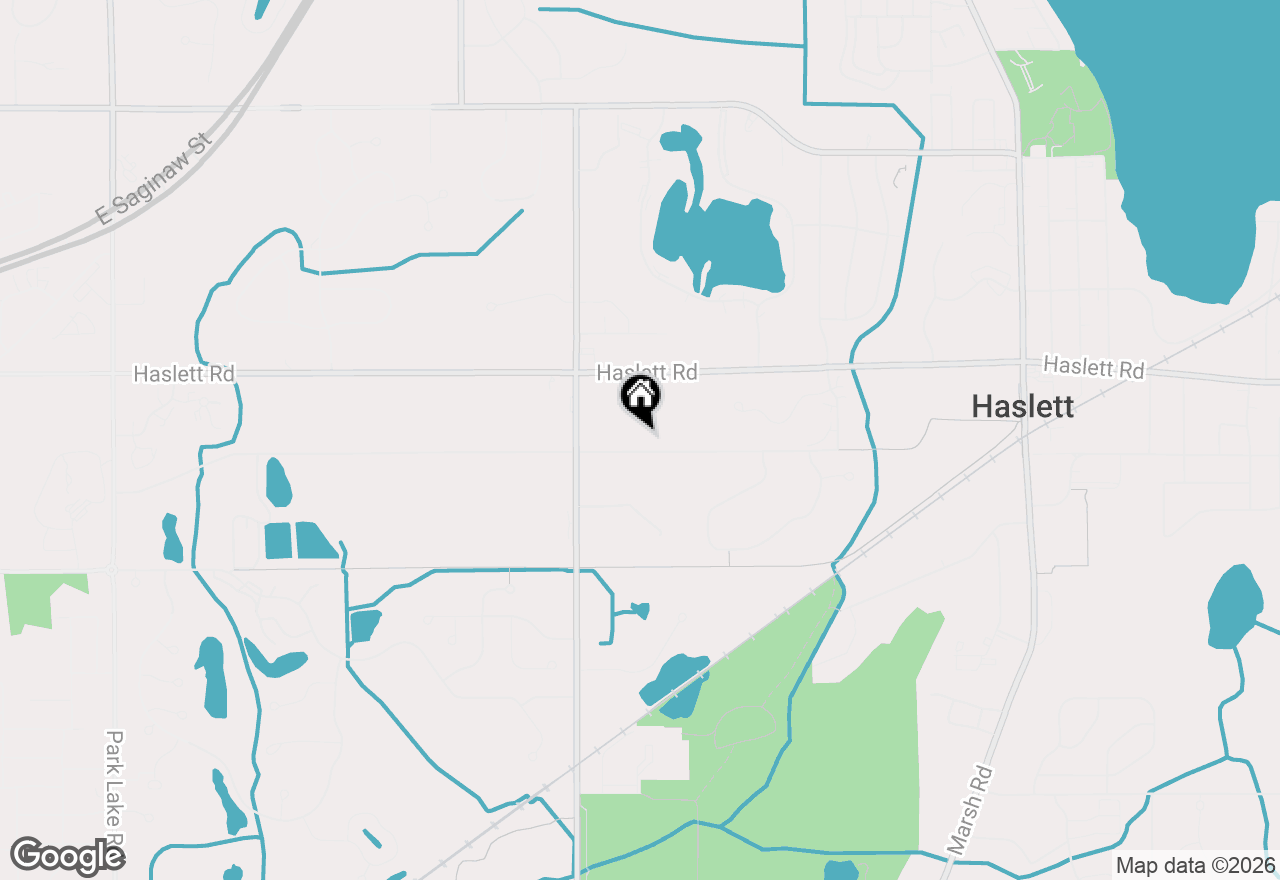 Map of 2054 Raby Road, Haslett, MI 48840