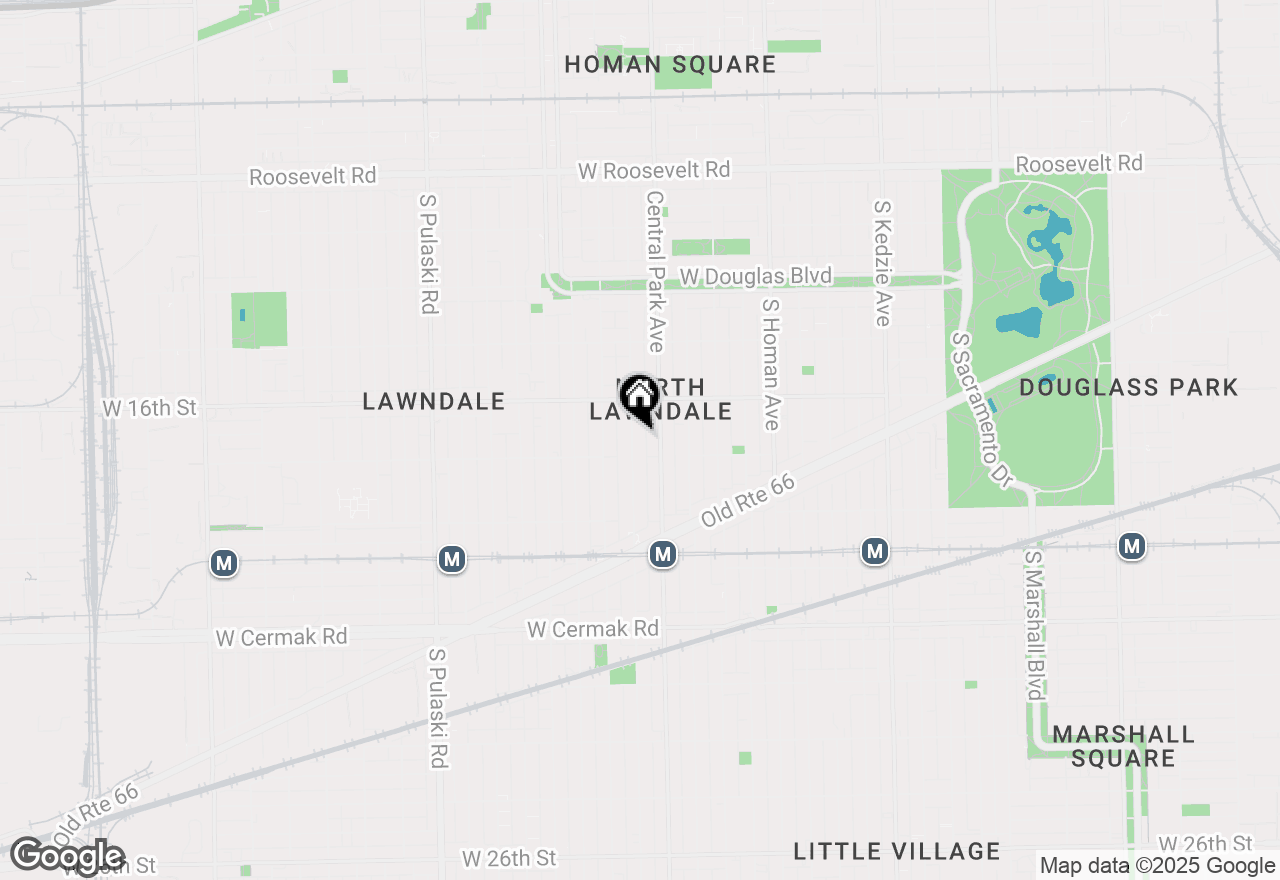 Map of 1643 S Millard Avenue, Chicago, IL 60623