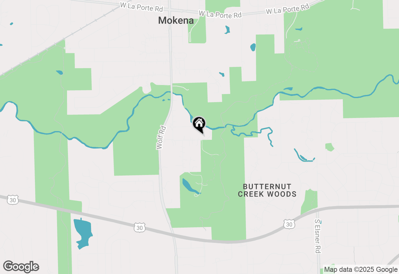 Map of 11040 W Cleveland Road, Mokena, IL 60448