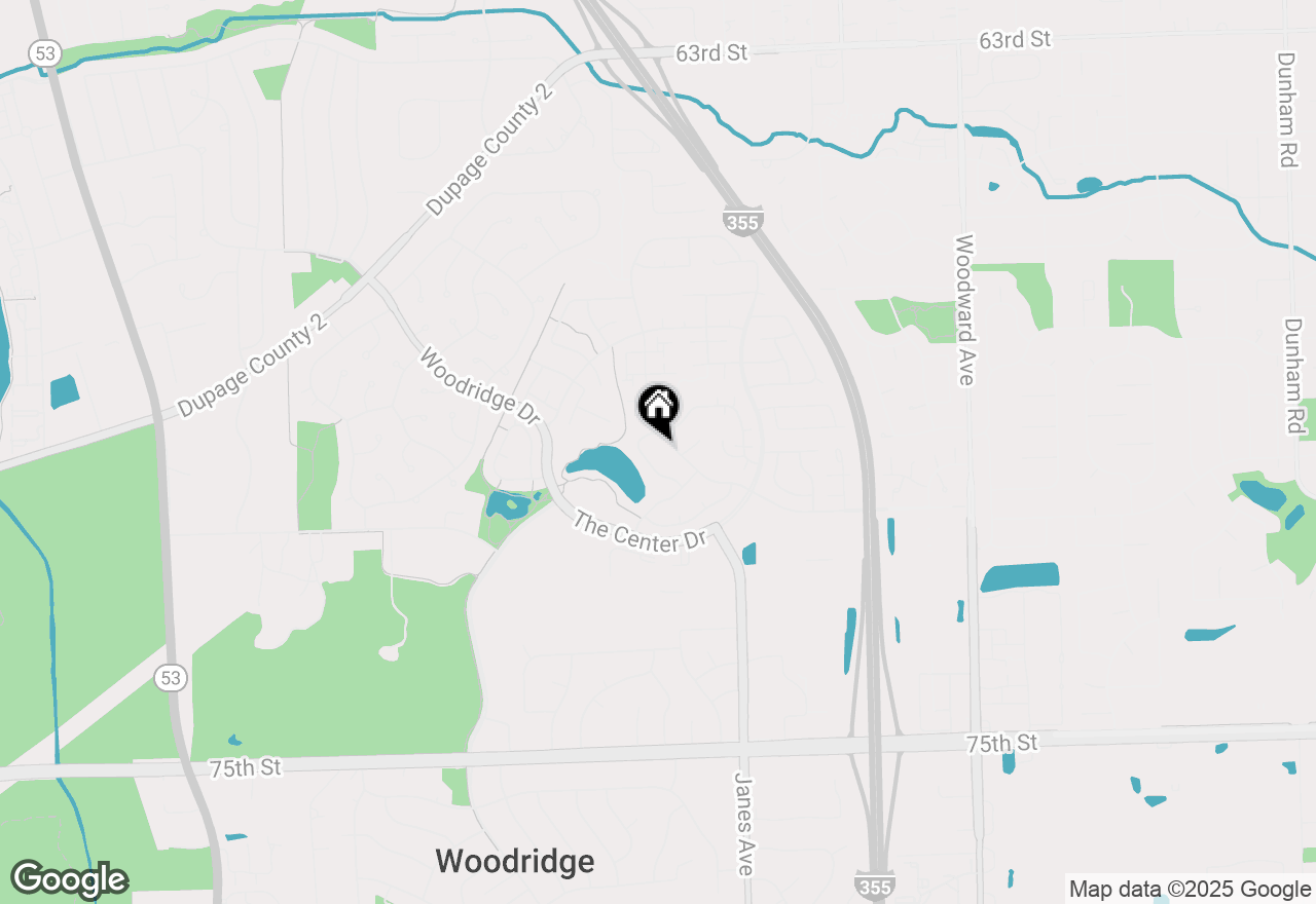 Map of 2552 Brunswick Circle, Woodridge, IL 60517