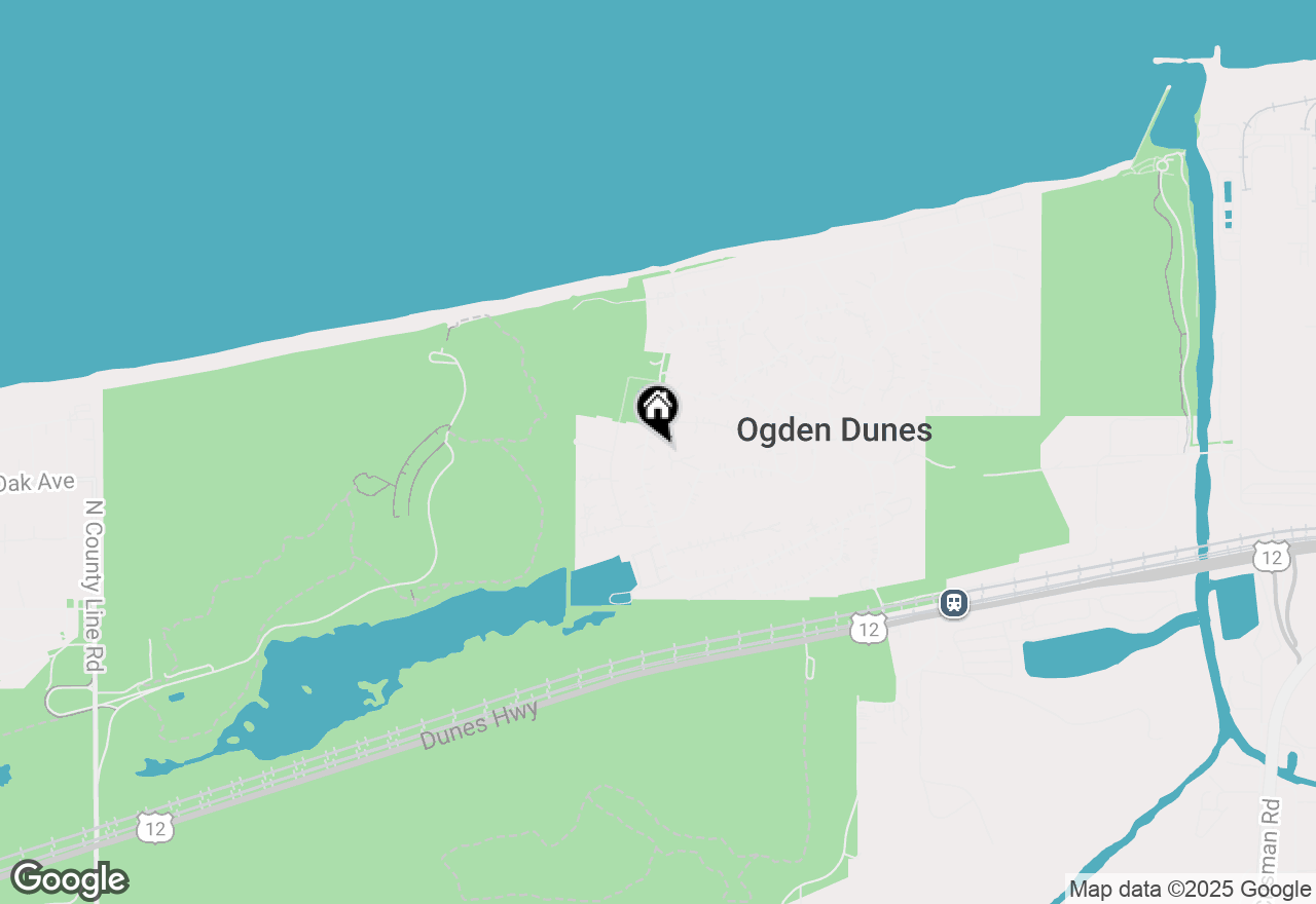 Map of 63 Diana Road, Ogden Dunes, IN 46368
