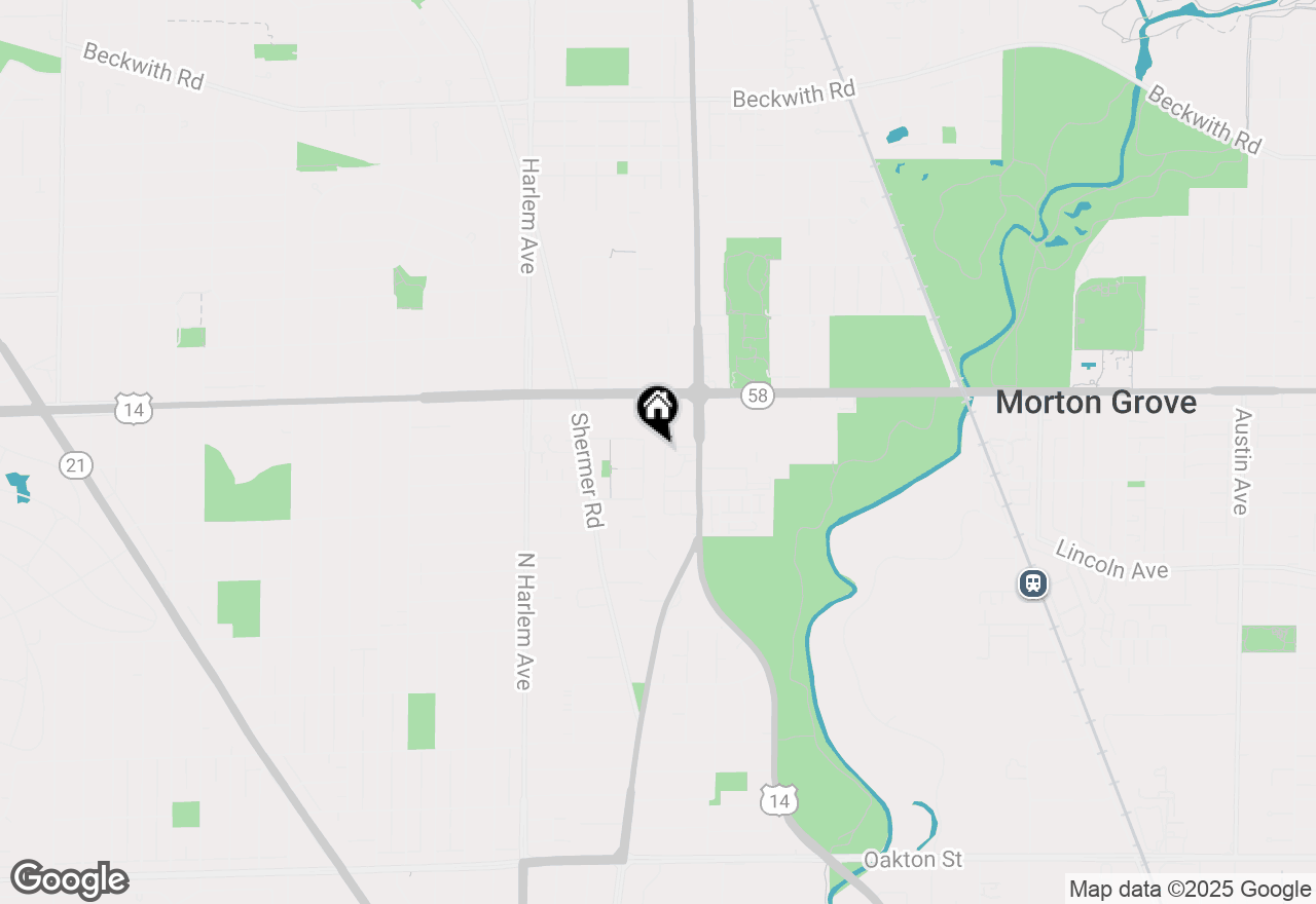 Map of 8661 N National Avenue, Niles, IL 60714