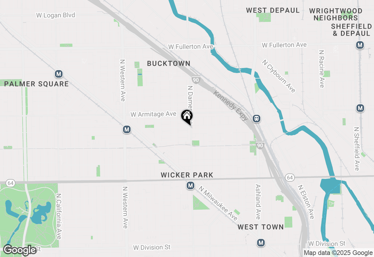 Map of 2013 W Cortland Avenue, Chicago, IL 60647