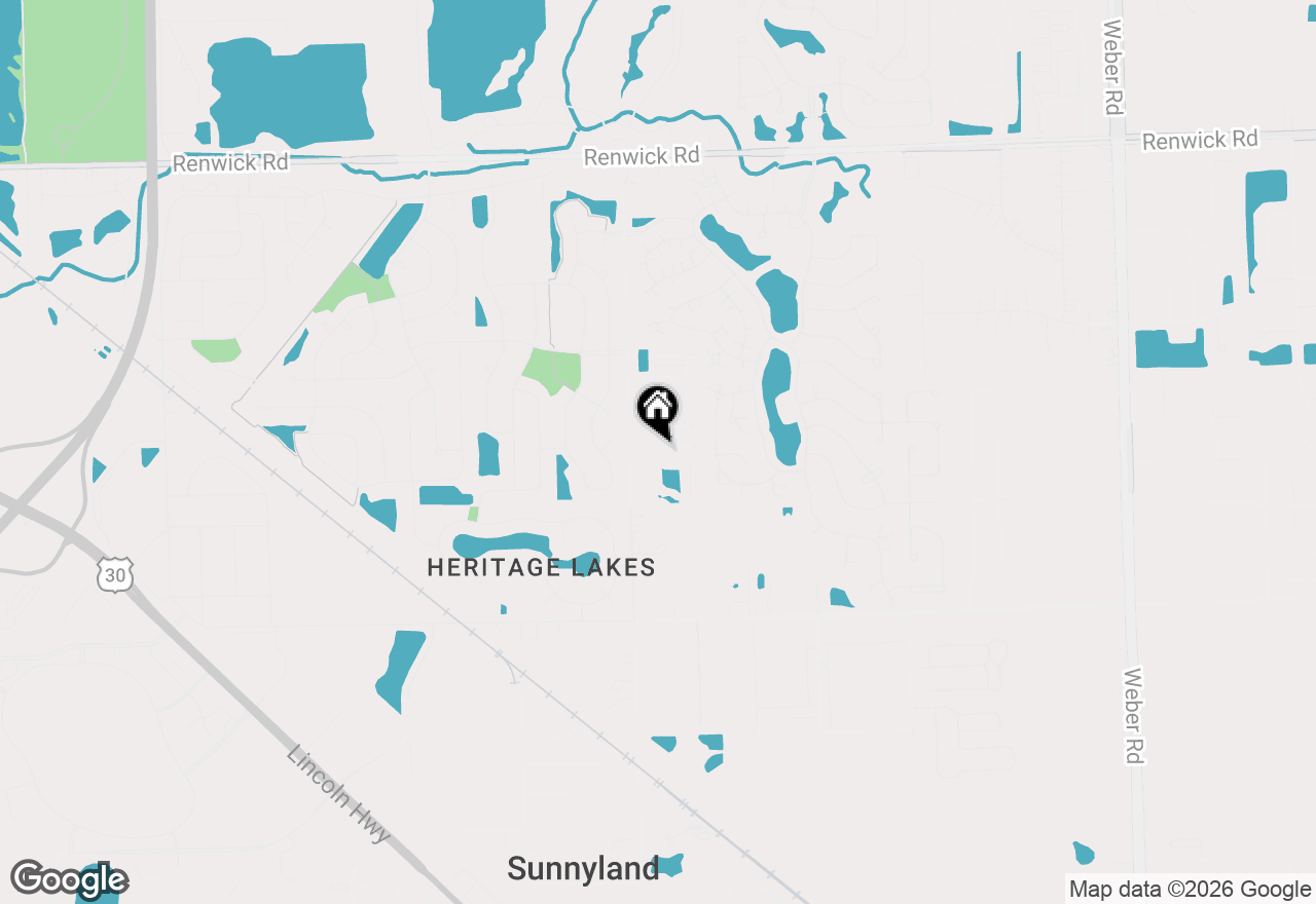 Map of 21543 Eich Drive, Crest Hill, IL 60403