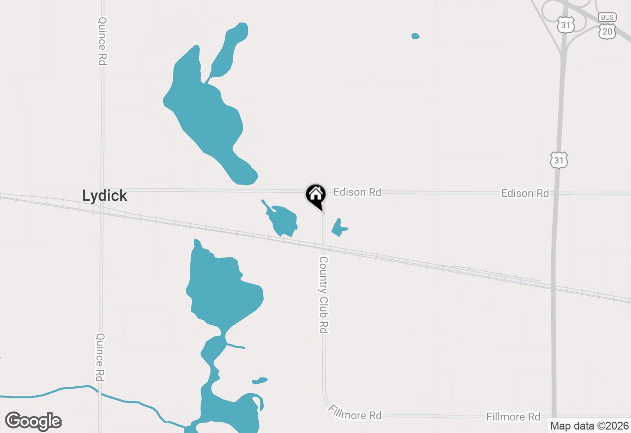 Map of 55105 Country Club Road, South Bend, IN 46628