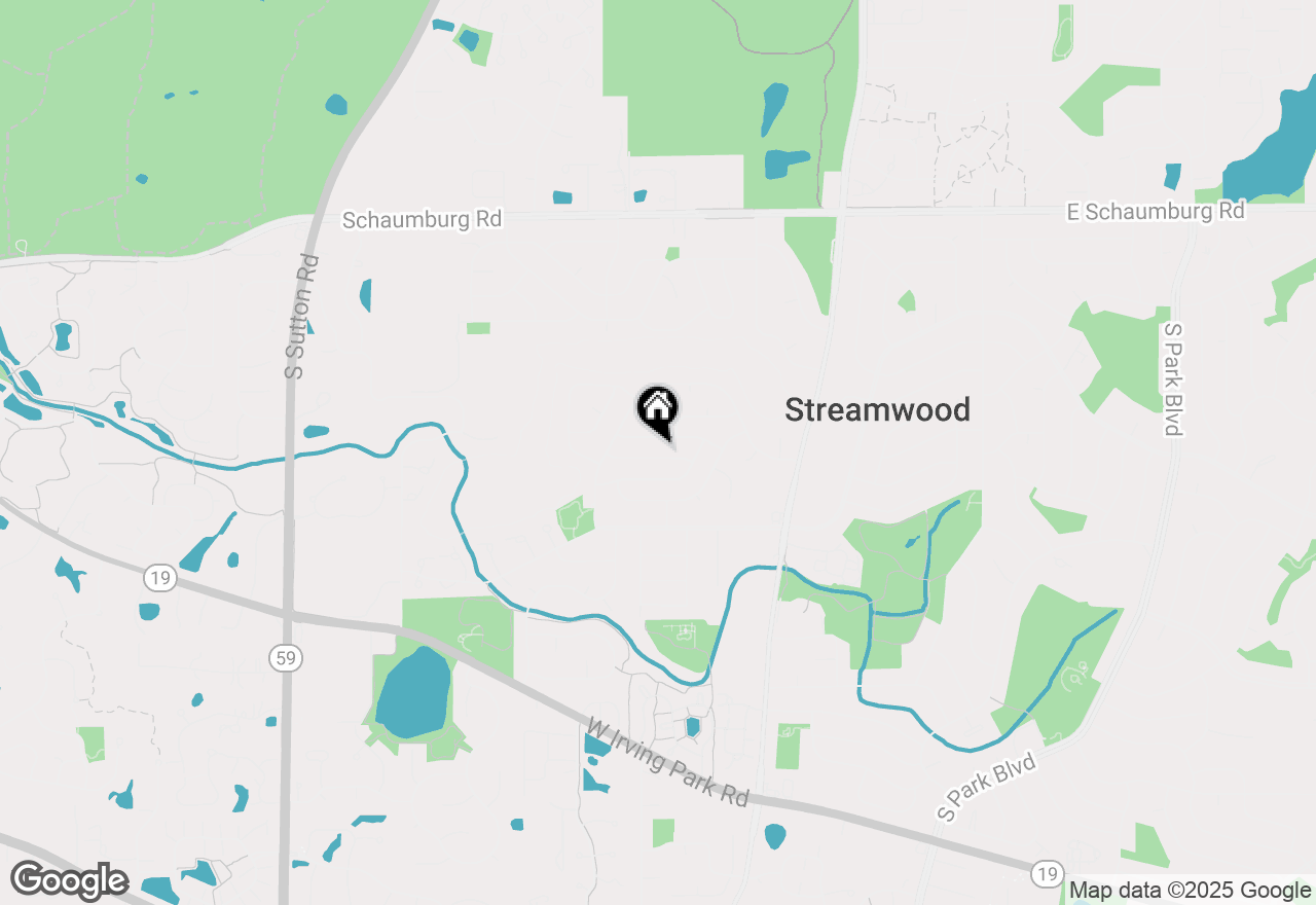 Map of 24 Fillmore Lane, Streamwood, IL 60107