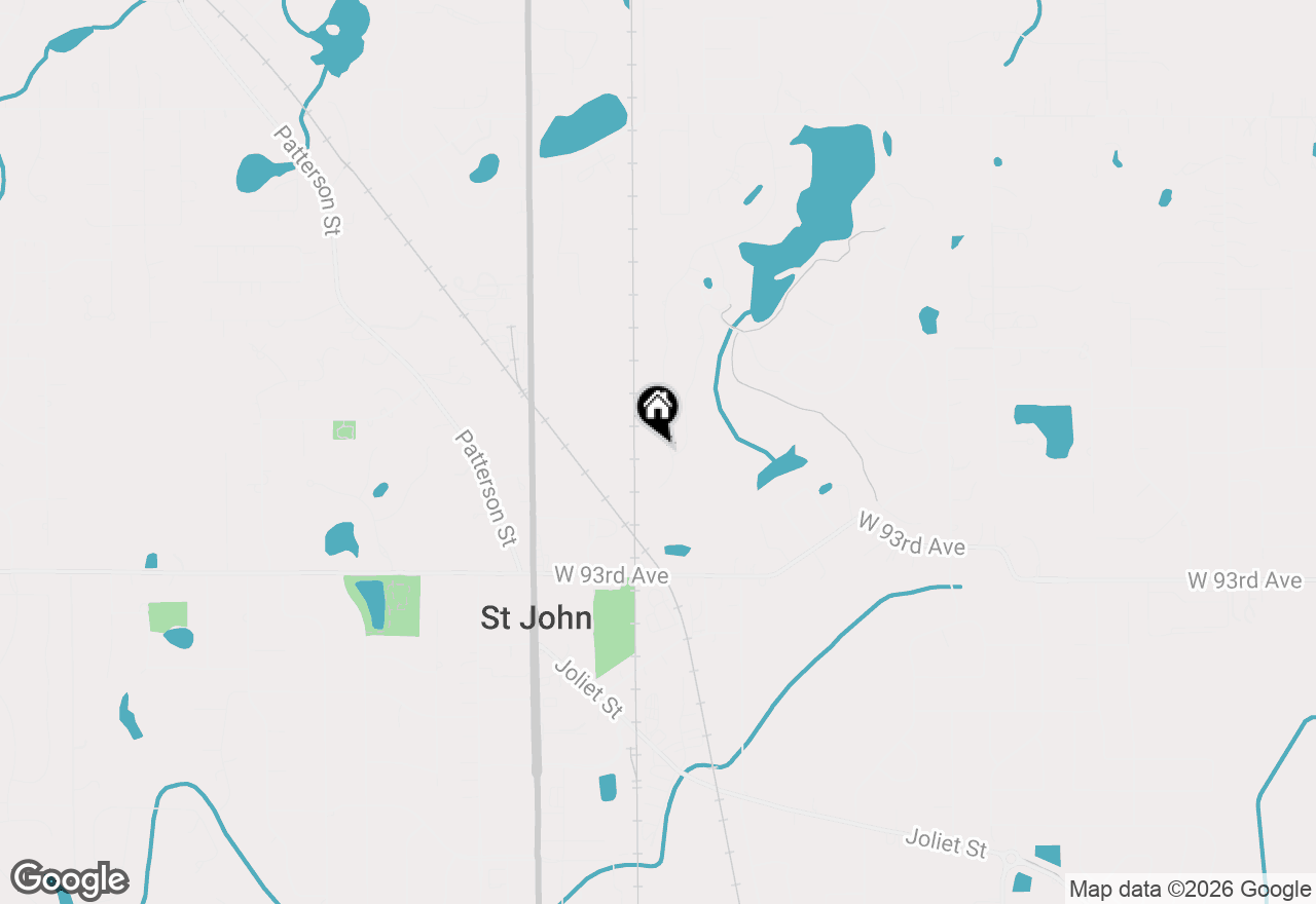 Map of 9080 Winding Trail, St. John, IN 46373