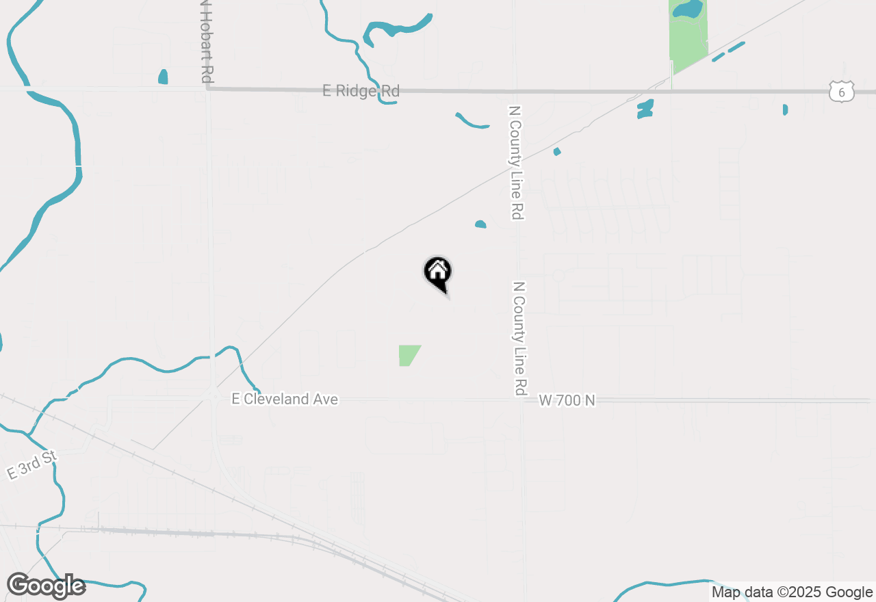 Map of 2784 Barberry Drive, Hobart, IN 46342