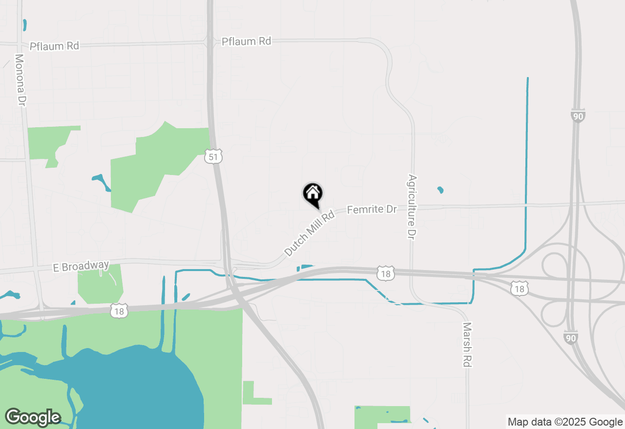 Map of 4721 Femrite Drive, Madison, WI 53716