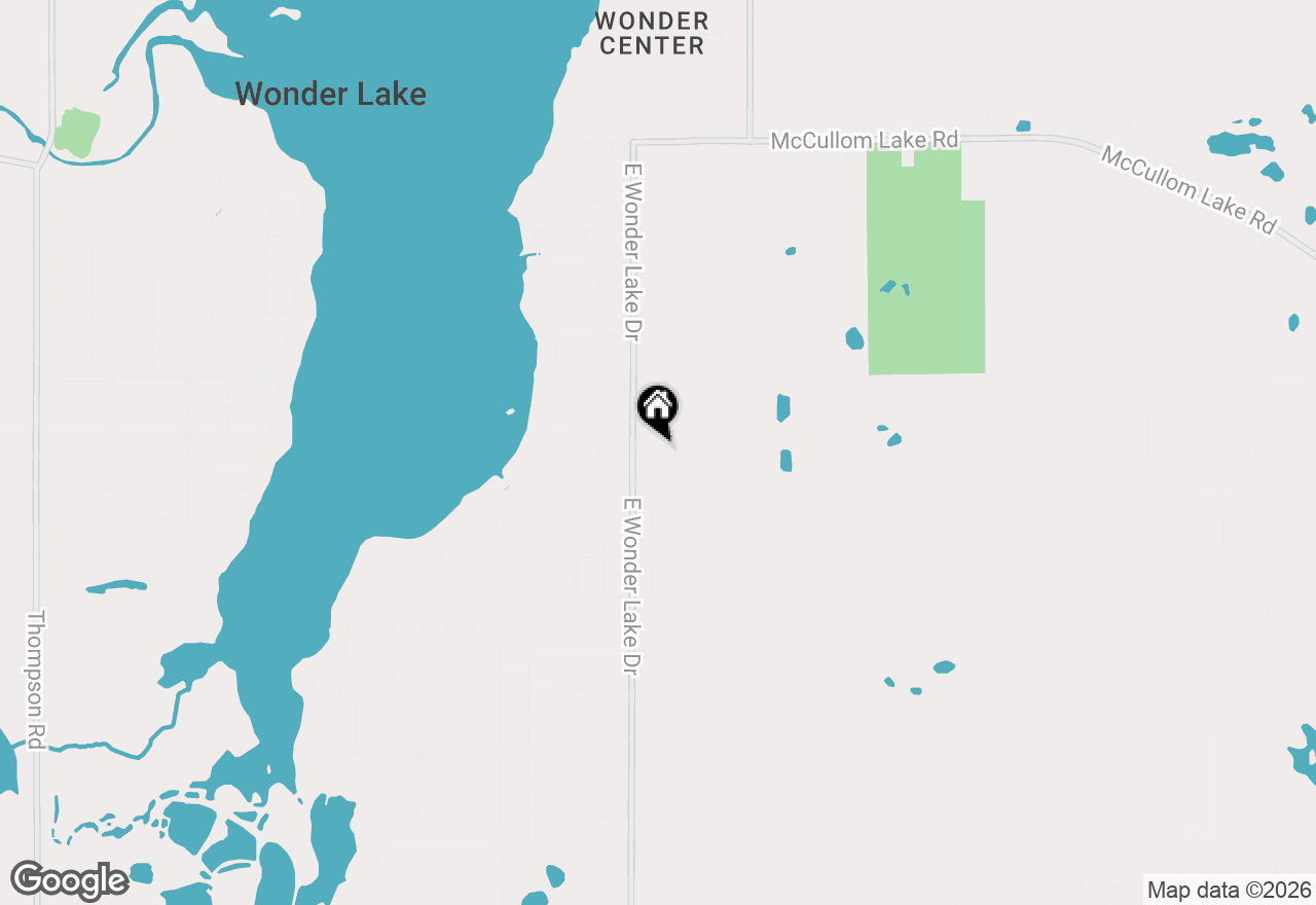 Map of 7523 Hickory Grove, Wonder Lake, IL 60097