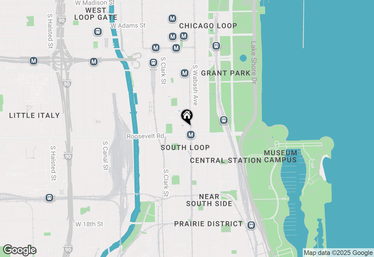 Map of 1133 S State Street #401B, Chicago, IL 60605