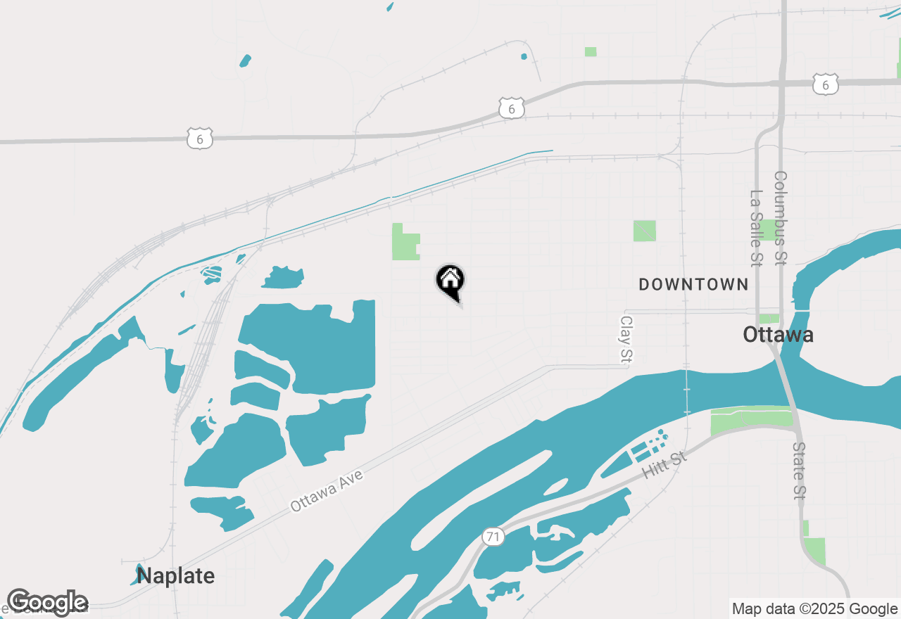 Map of 1428 W Main Street, Ottawa, IL 61350