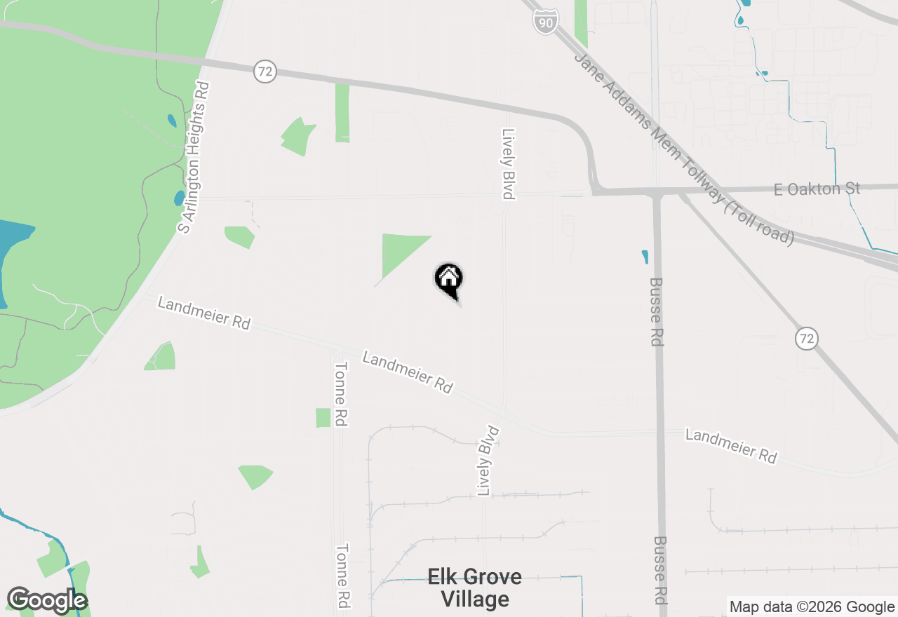 Map of 655 Perrie Drive #206, Elk Grove Village, IL 60007