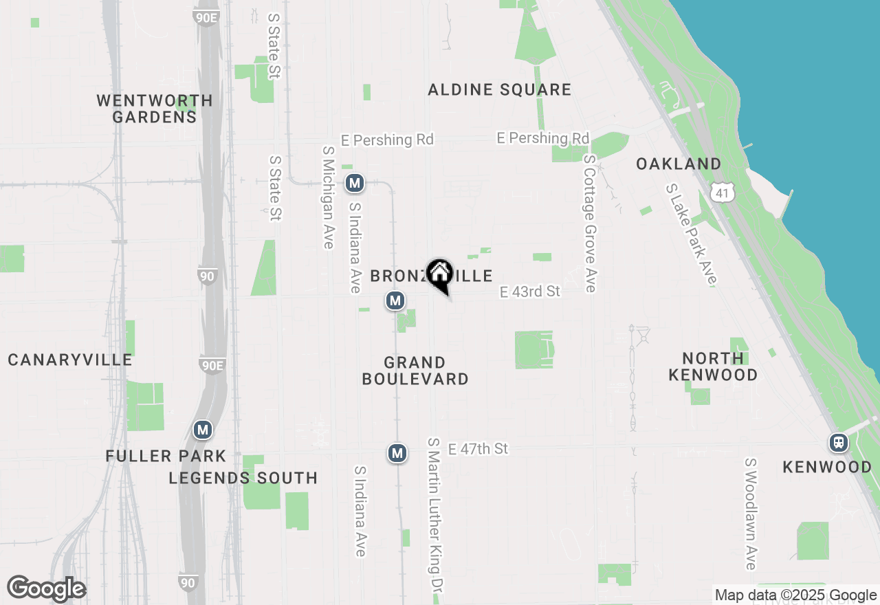 Map of 4313 S King Drive, Chicago, IL 60653