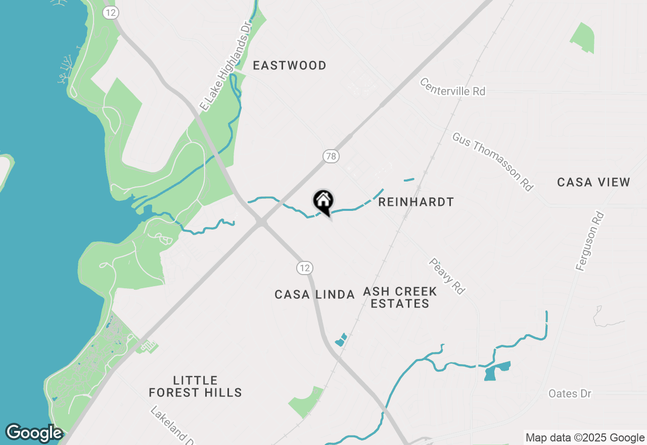 Map of 9703 Redondo Drive, Dallas, TX 75218
