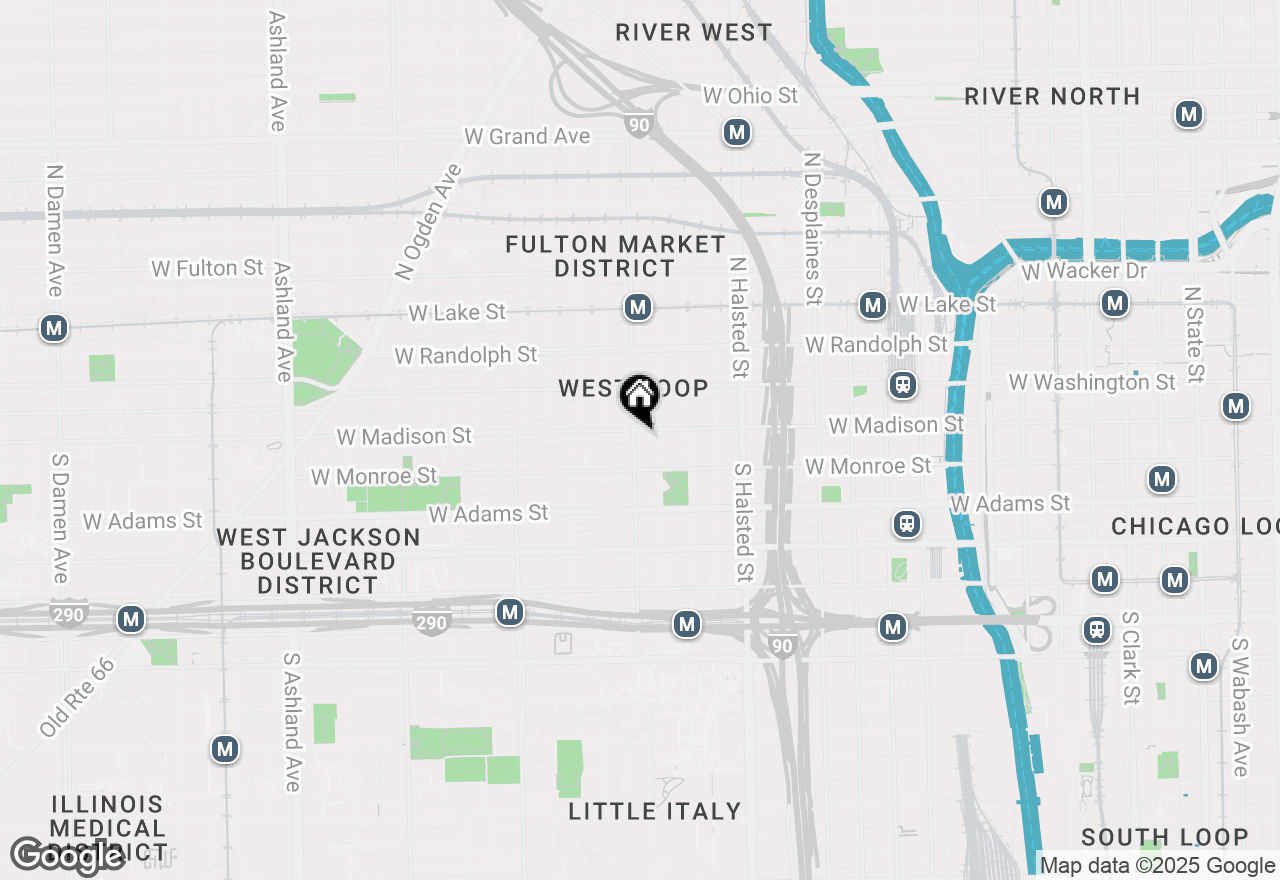 Map of 949 W Madison Street #401, Chicago, IL 60607