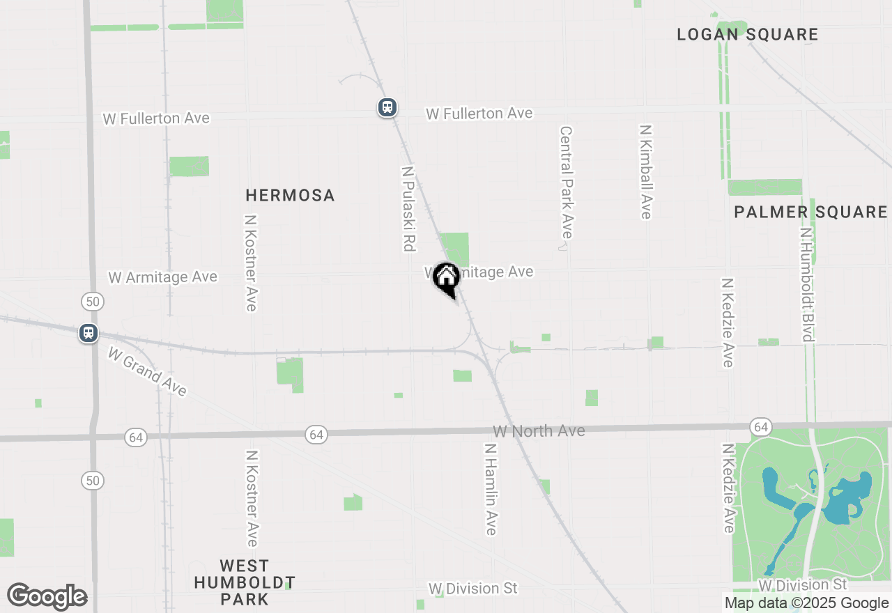 Map of 1904 N Springfield Avenue, Chicago, IL 60647