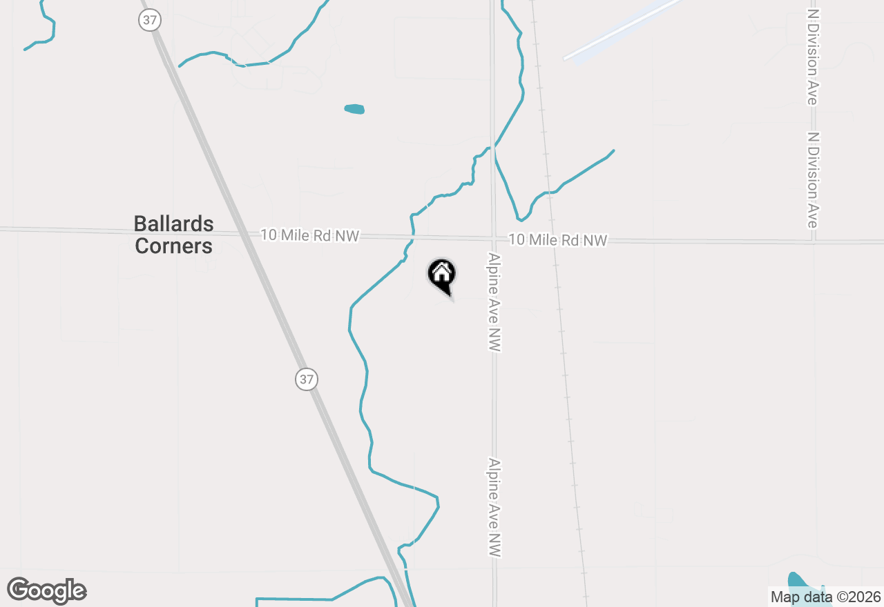 Map of 8255 Alpine Avenue Nw, Sparta, MI 49345