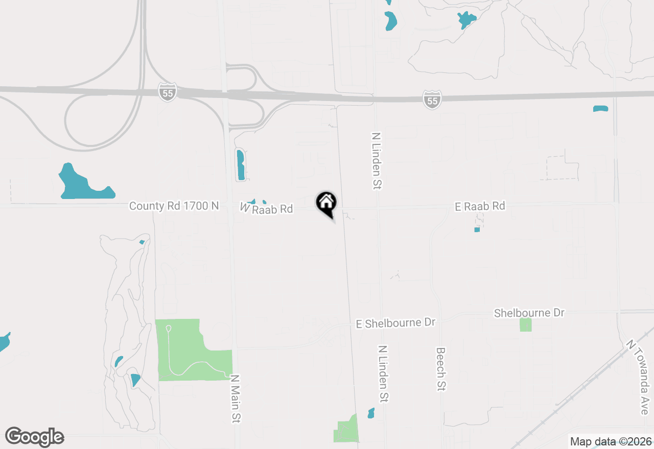 Map of 109 Suelynn Drive, Normal, IL 61761
