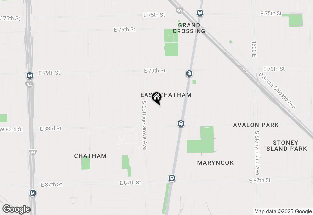 Map of 8140 S Drexel Street #2W, Chicago, IL 60619