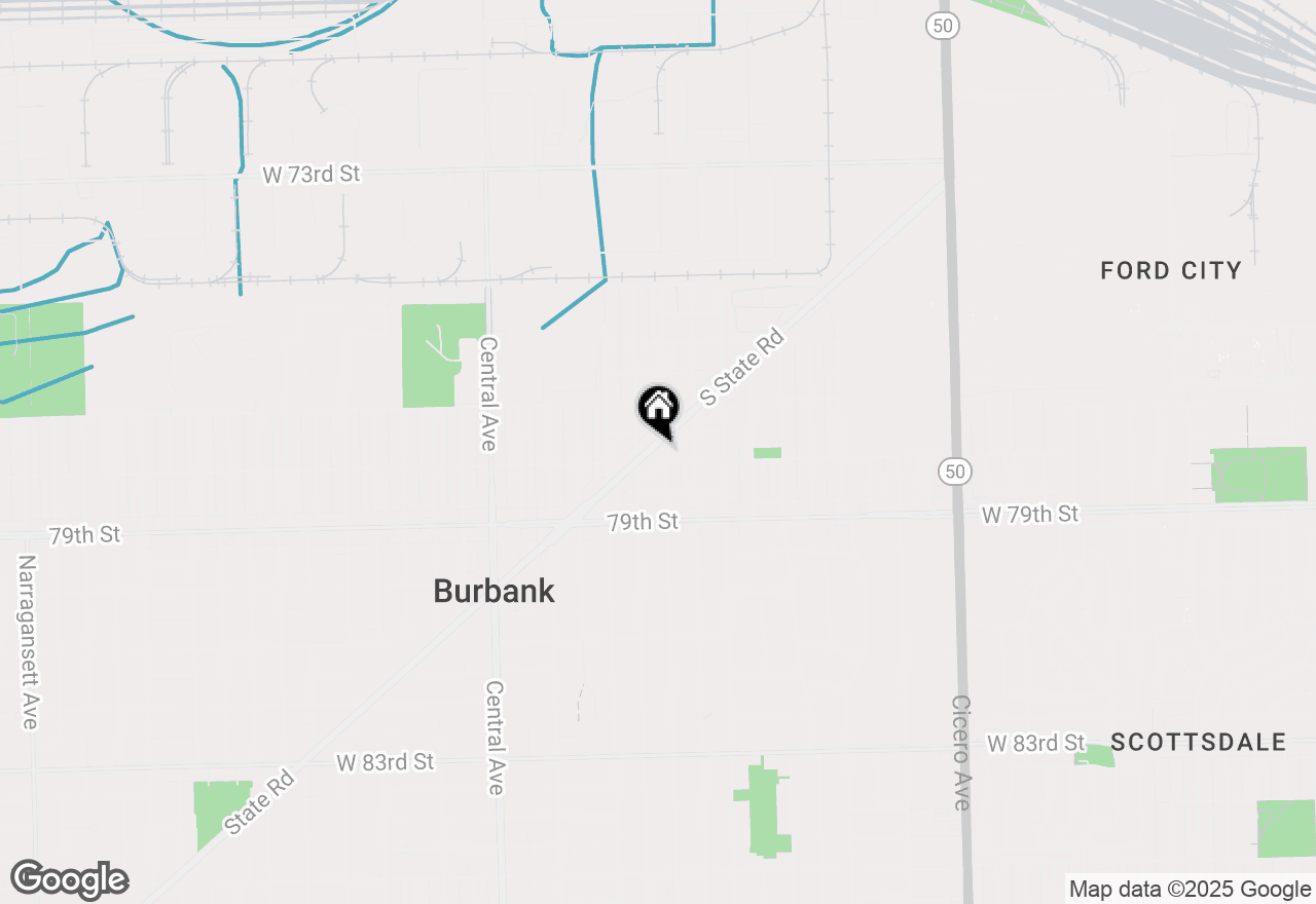 Map of 5301 State Road, Burbank, IL 60459