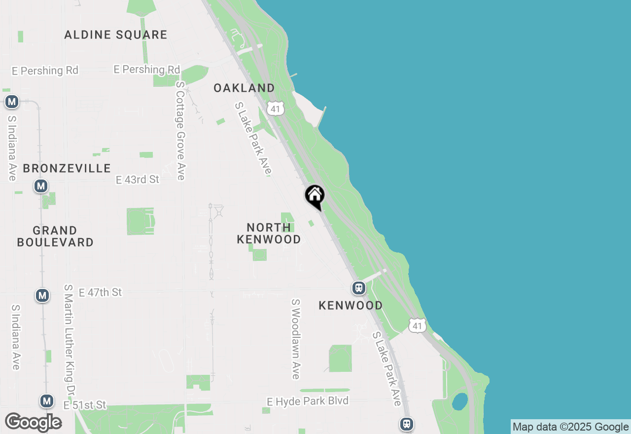 Map of 4457 S Oakenwald Avenue #2, Chicago, IL 60653