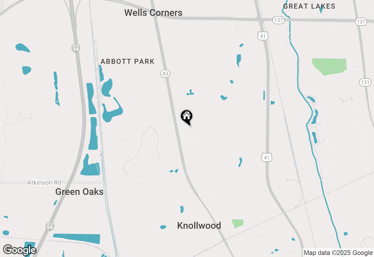 Map of 108 Meadowbrook Lane, Lake Bluff, IL 60044