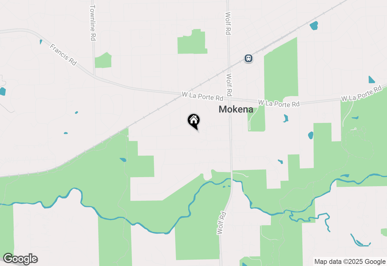 Map of 20131 E Brightway Drive, Mokena, IL 60448