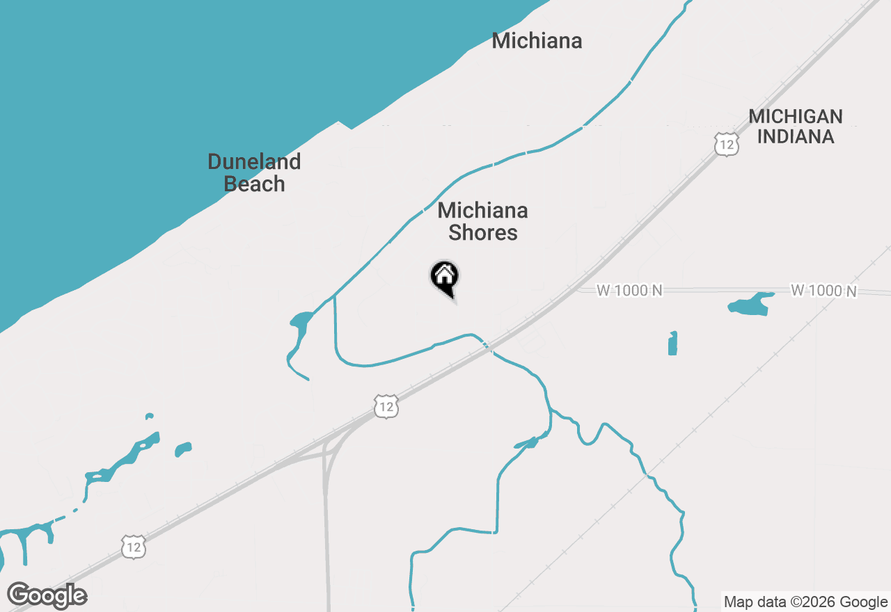 Map of 601 Lupine Street, Michigan City, IN 46360