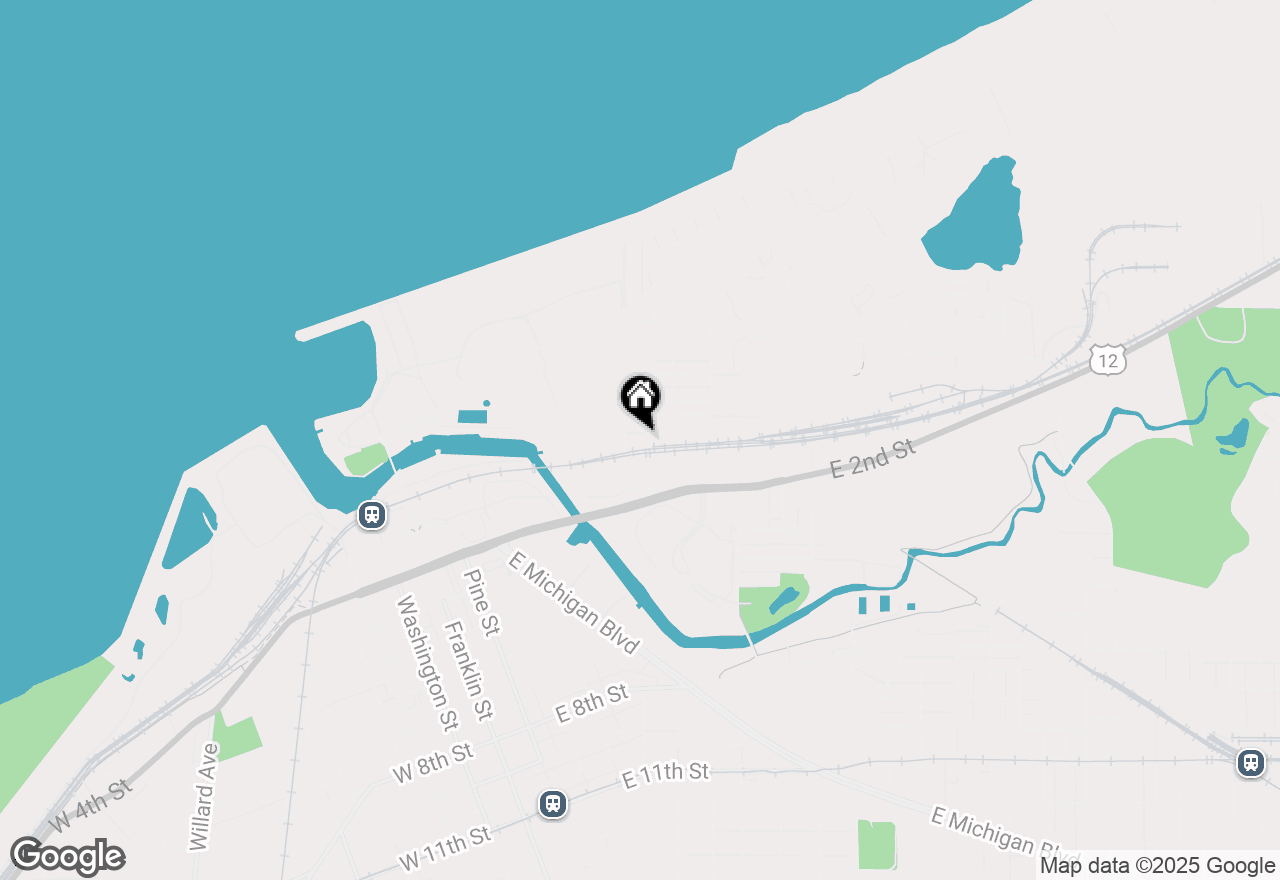 Map of 113 Mulligan Street, Michigan City, IN 46360