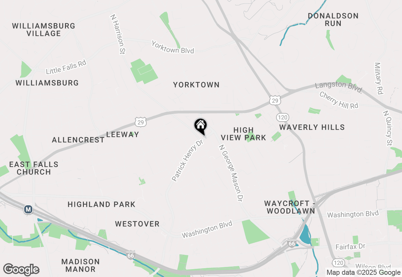 Map of 2115 N Harrison Street, Arlington, VA 22205