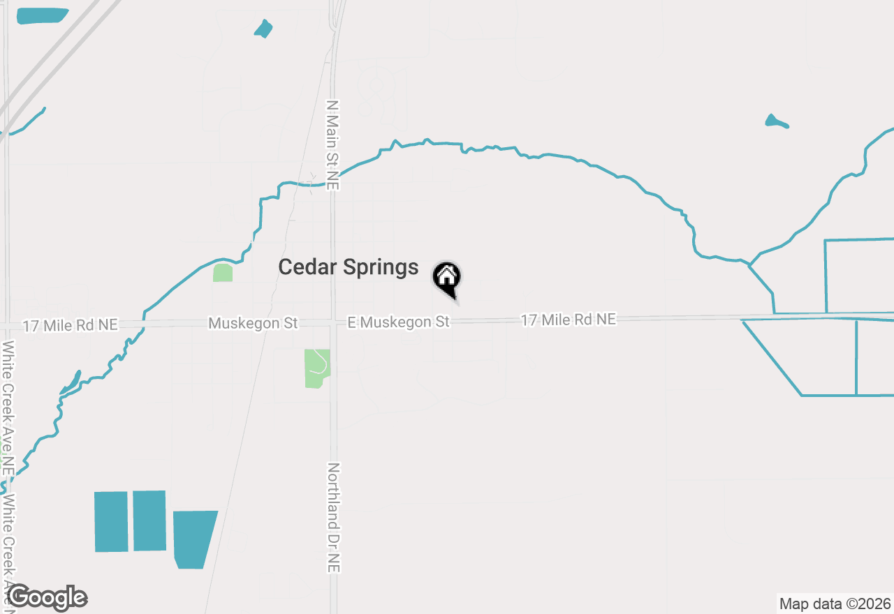 Map of 169 Ann Street Ne, Cedar Springs, MI 49319
