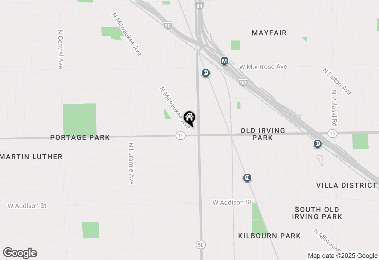 Map of 4032 N Milwaukee Avenue, Chicago, IL 60641