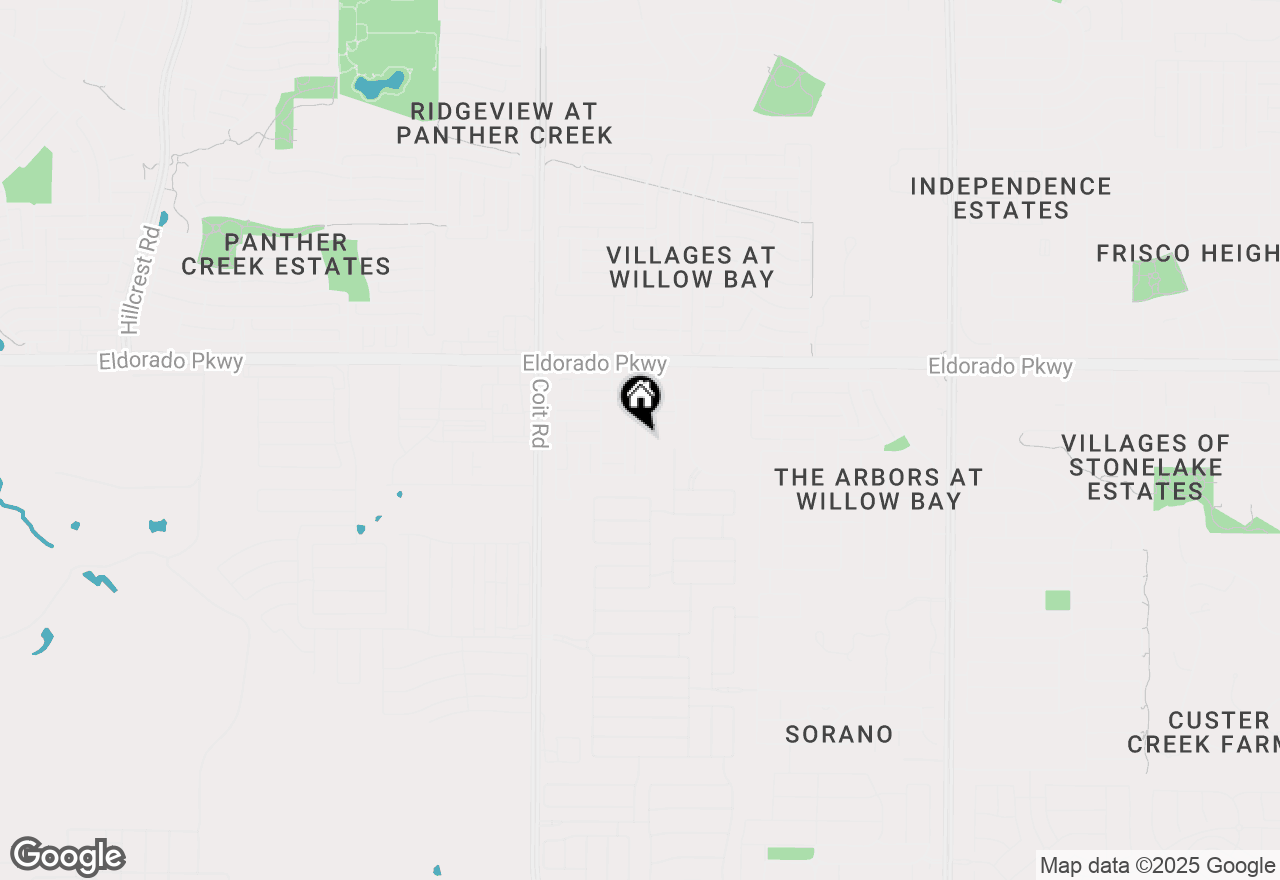 Map of 11415 Four Roses Trail, Frisco, TX 75035