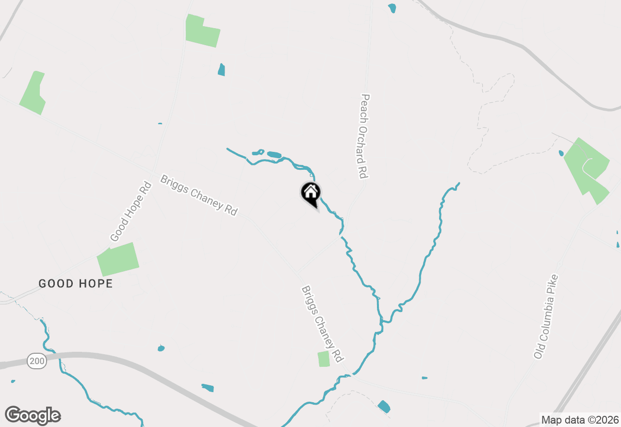 Map of 2036 Mayflower Drive, Silver Spring, MD 20905