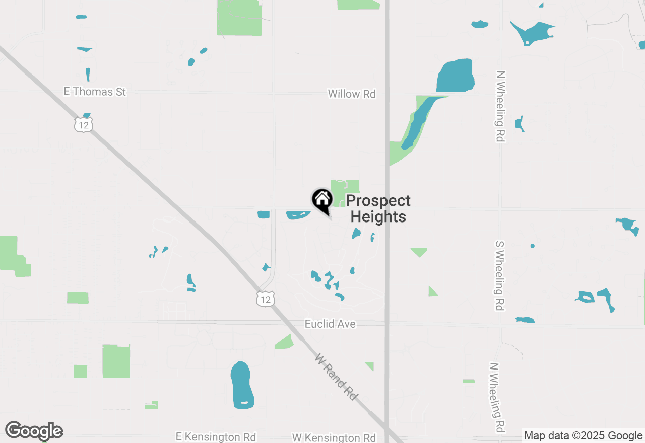 Map of 250 W Parliament Place #107, Mount Prospect, IL 60056