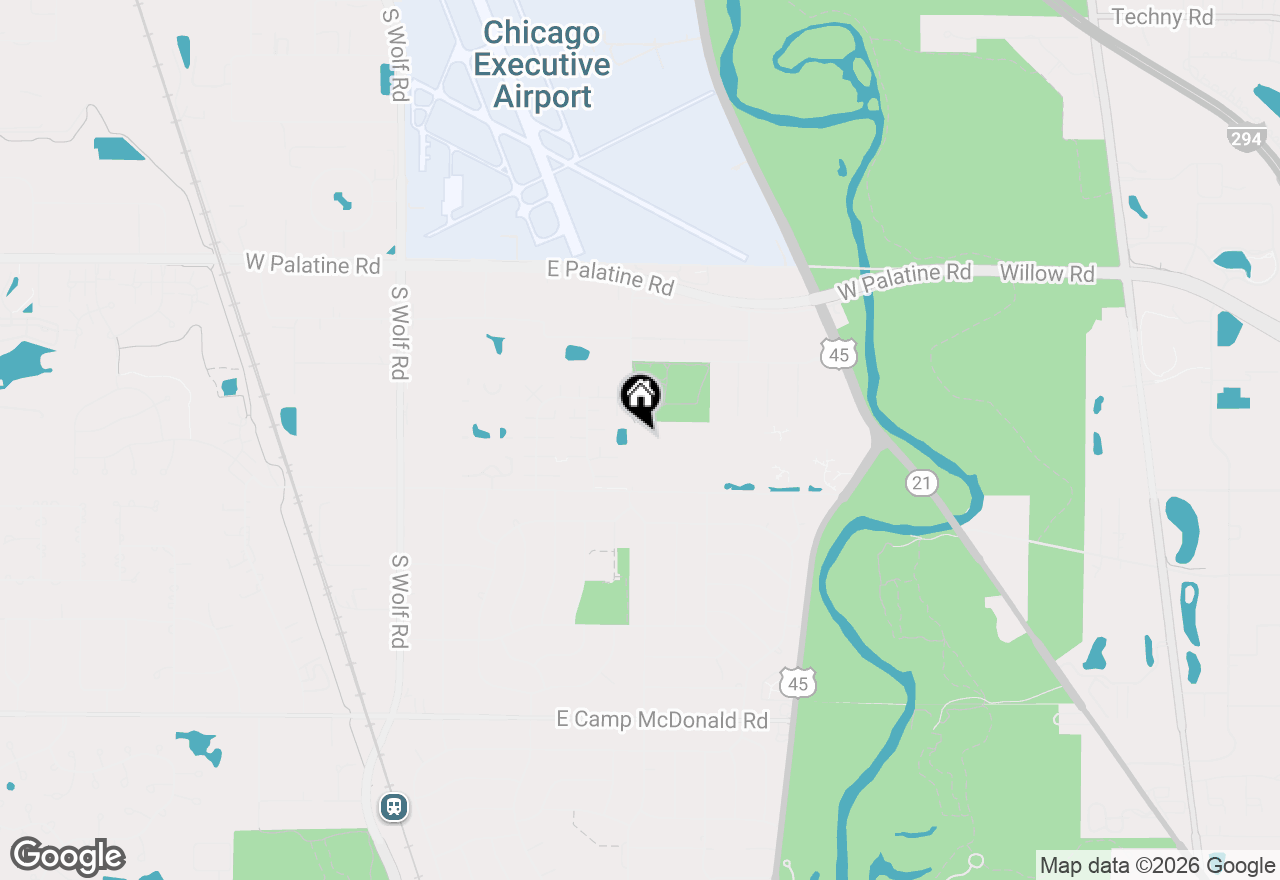 Map of 814 E Old Willow Road #109, Prospect Heights, IL 60070