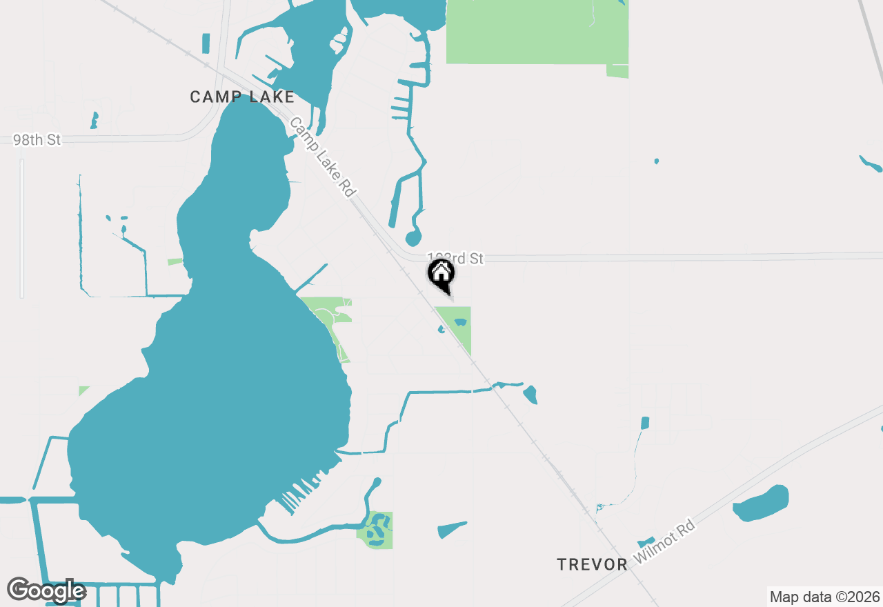 Map of 26505 104th St, Trevor, WI 53179